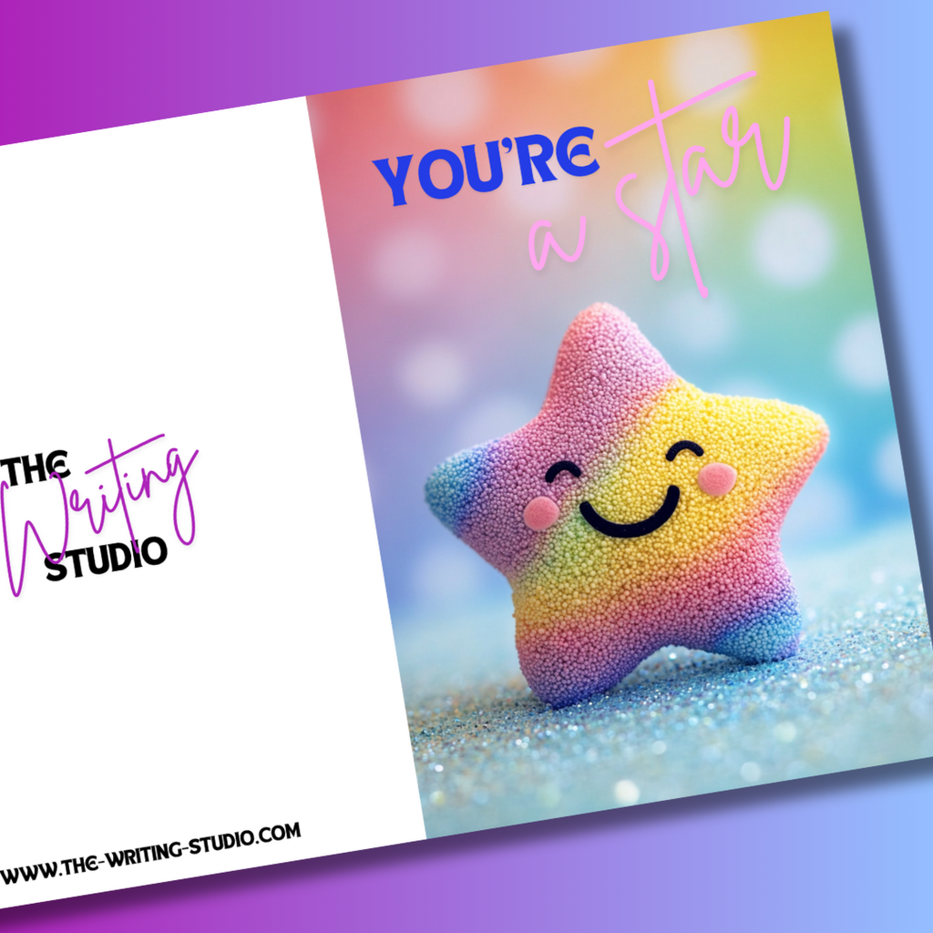 EU: Handwritten A5 Custom Greetings Card