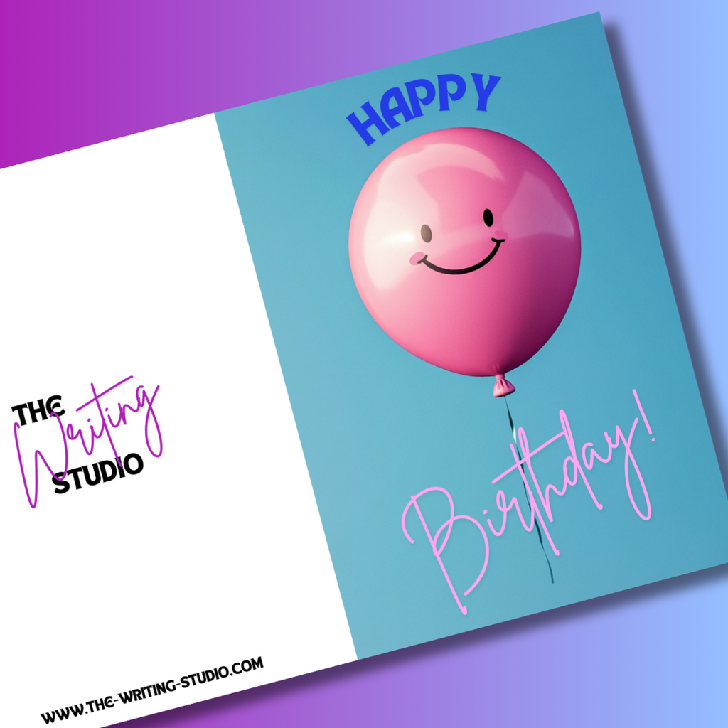USA: Handwritten "Happy Birthday" Card