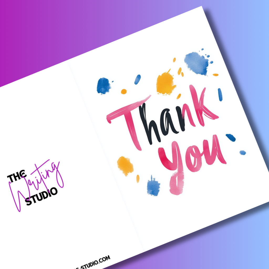 EU: Handwritten A5 Custom Greetings Card