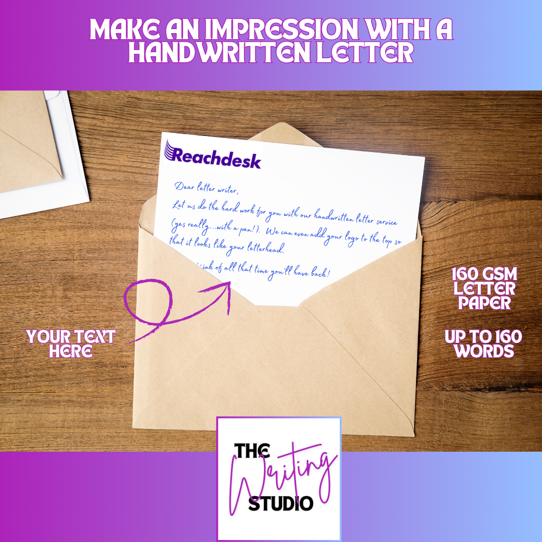 EU: Handwritten A4 Letter, Single Sided