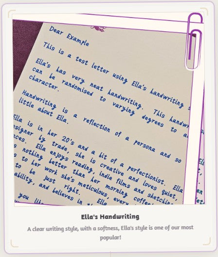 CANADA: Handwritten 3" x 5" Notecard, Single Sided