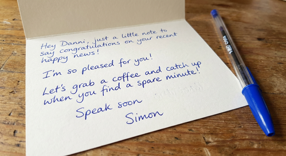 CANADA: Handwritten 3" x 5" Notecard, Double Sided
